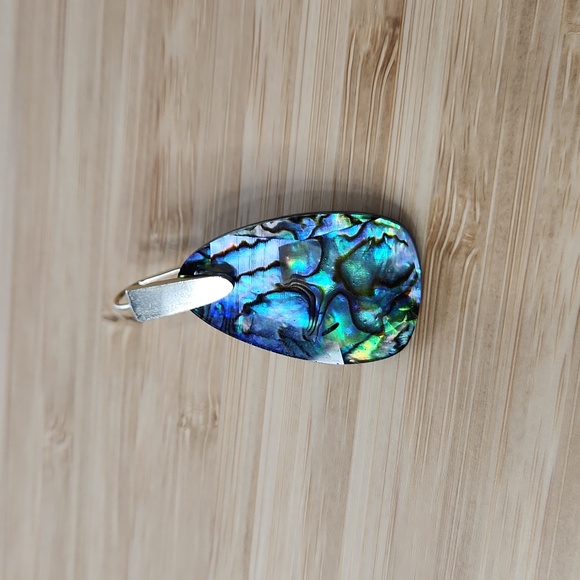 Kendra Scott Aragon Abalone Shell Stone Earrings - Picture 6 of 6